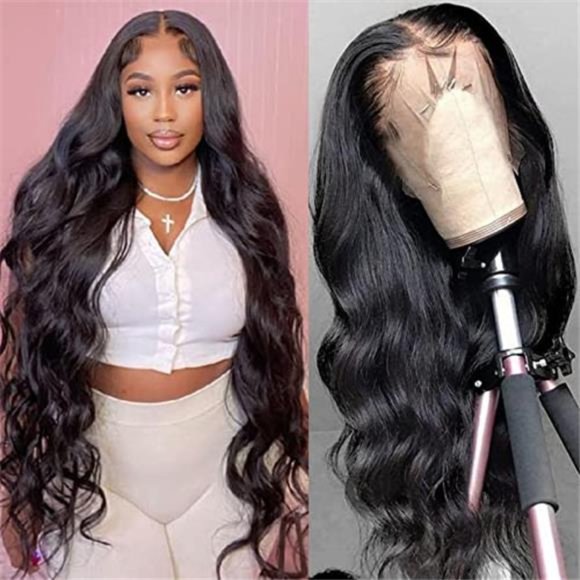 24 INCH LACE FRONT HUMAN BRAZILIAN HAIR WIG